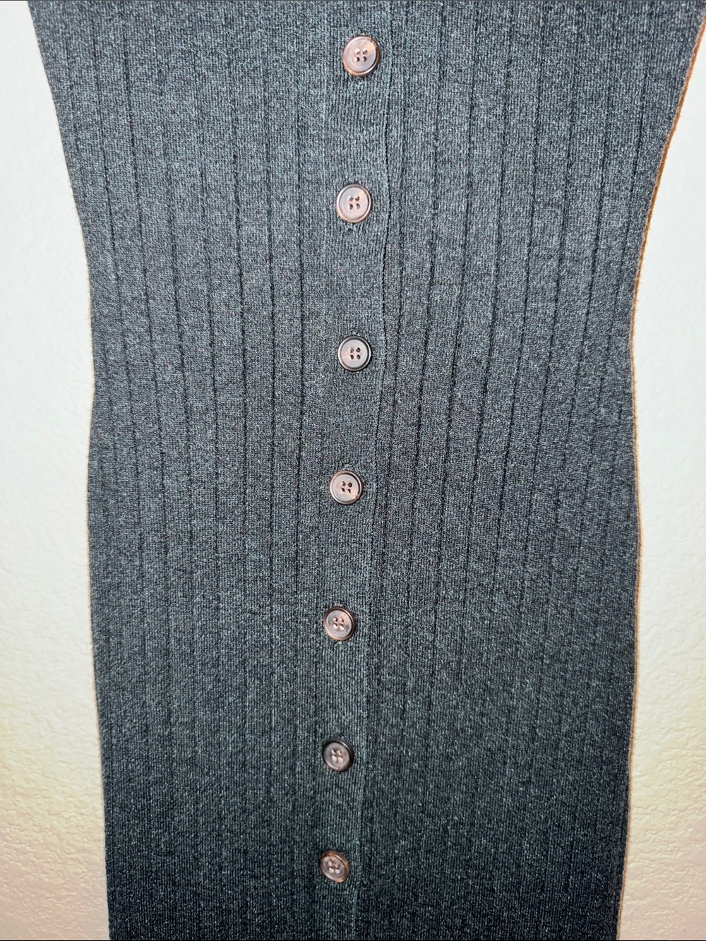 All Row Ribbed Collar‎ Dress Size Small - Picture 6 of 9